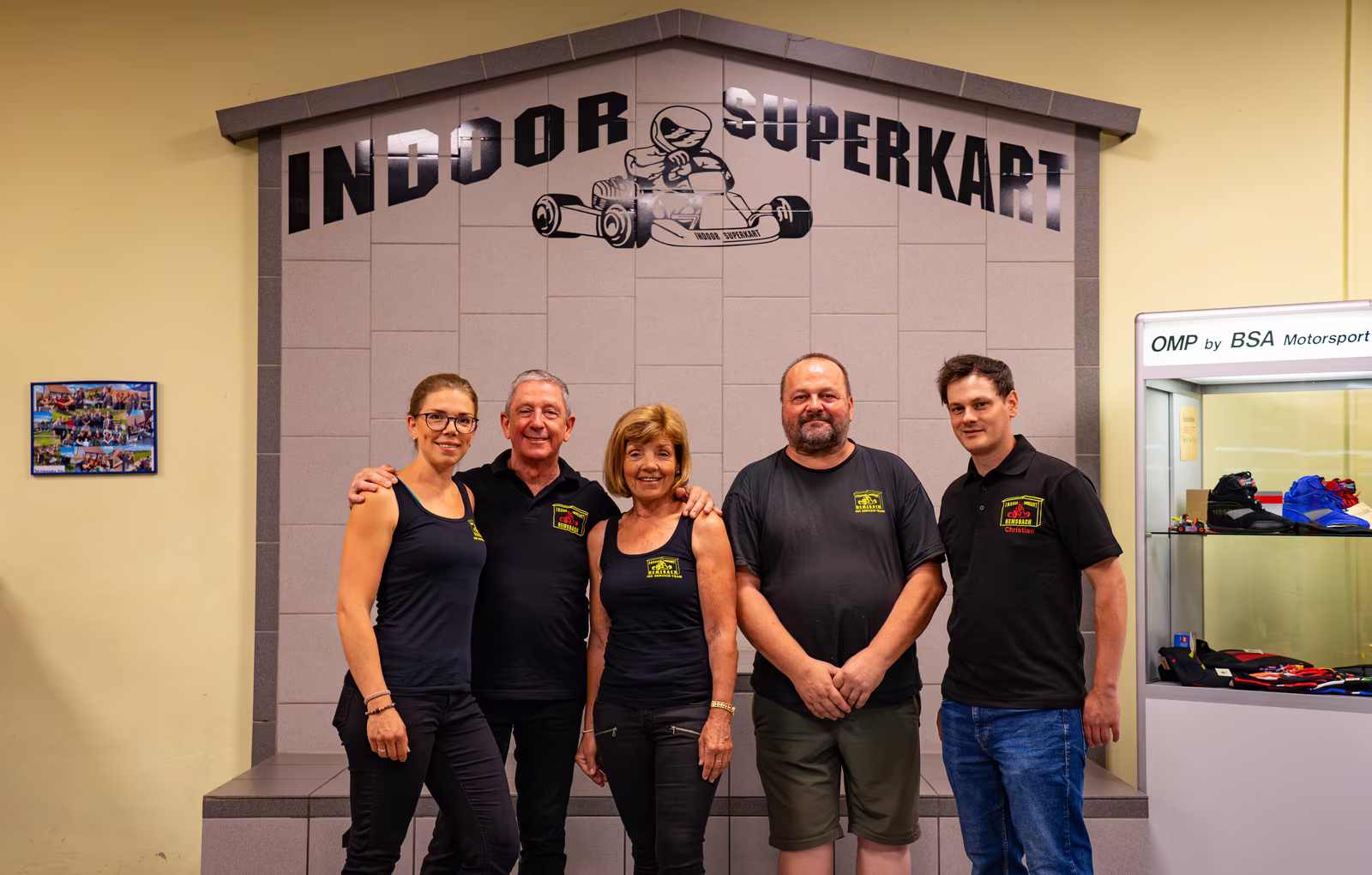 Das Team von Indoor Superkart Hemsbach